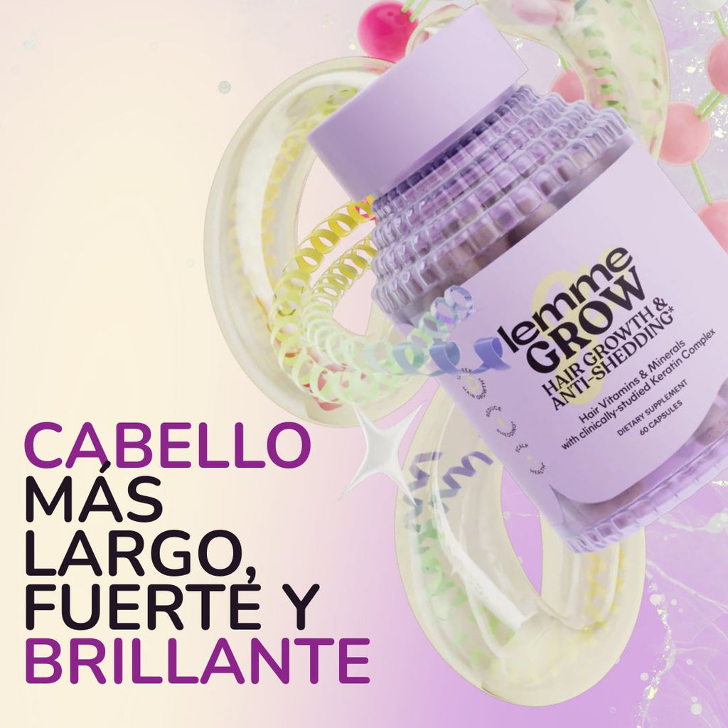LEMME GROW | Biotina, Zinc y Keratina para el crecimiento y fortalecimiento del cabello