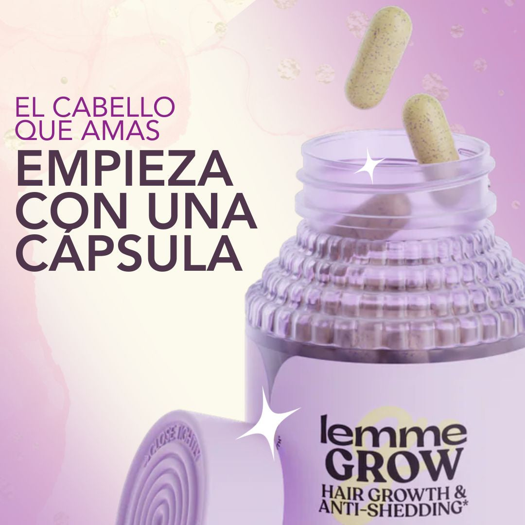 LEMME GROW | Biotina, Zinc y Keratina para el crecimiento y fortalecimiento del cabello