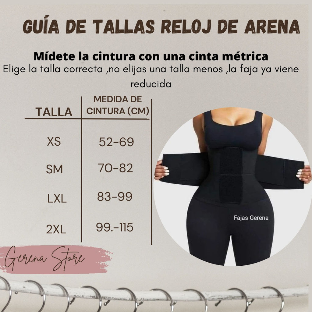 CINTURILLA ALTA COMPRESIÓN / Reloj de arena