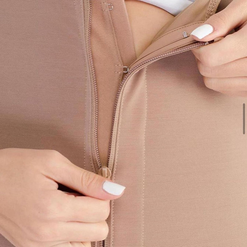 FAJA SEMICACHETERA ESPALDA ALTA / doble ajuste