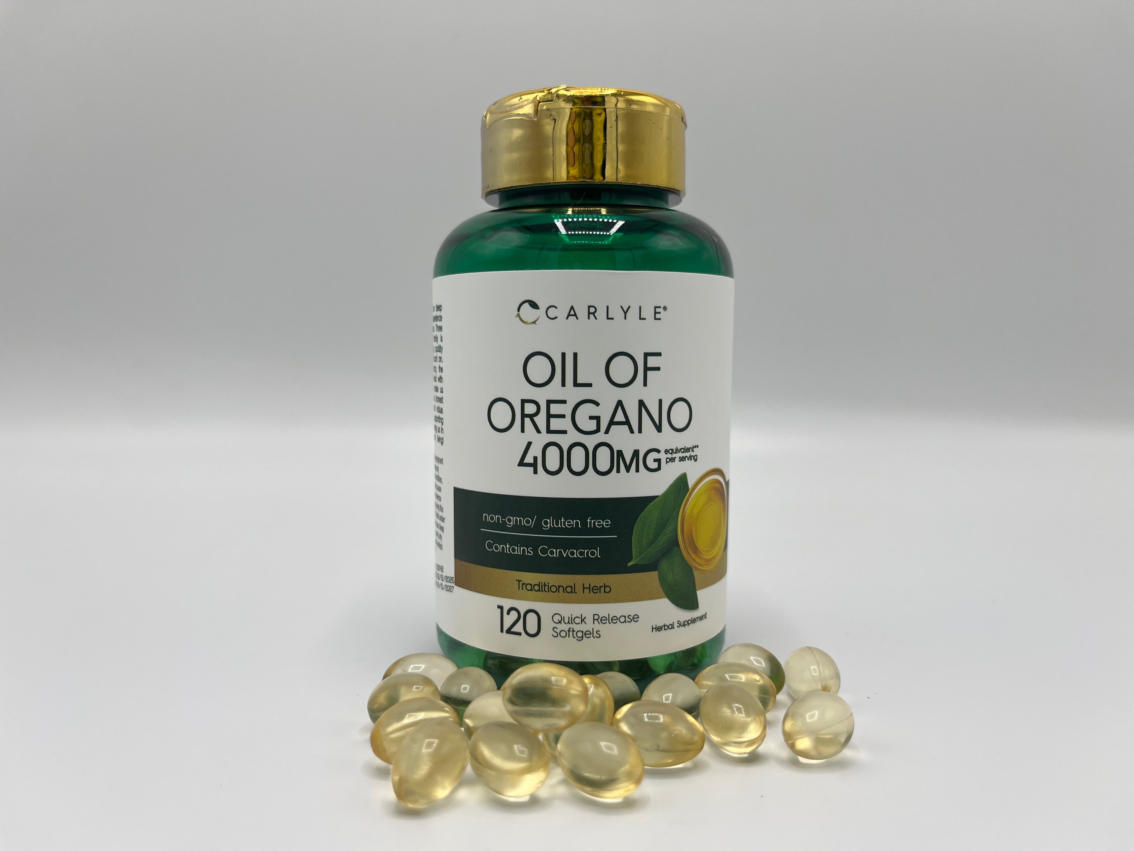 Oil of Oregano Carlyle 4000 mg 120 Cápsulas | Apoyo al sistema inmunológico y digestivo