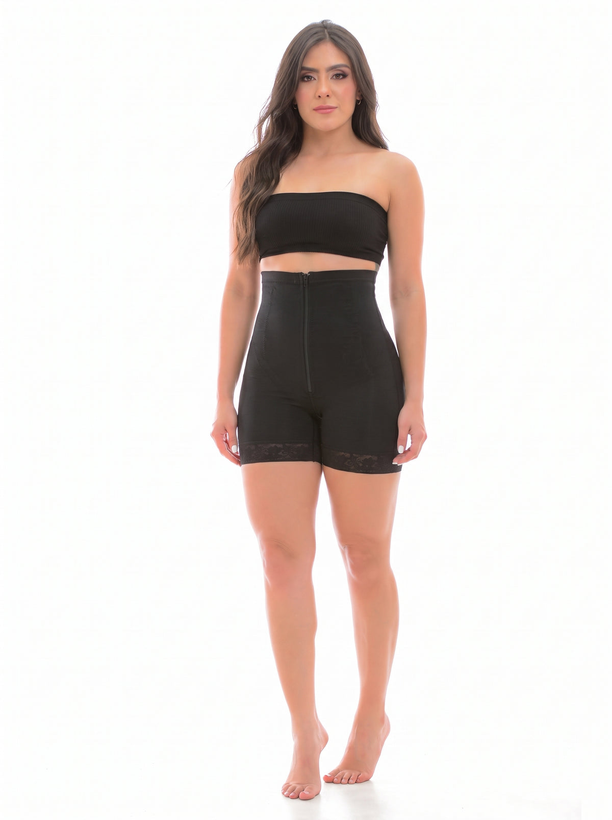 SHORT INVISIBLE CON CREMALLERA/control suave y ajuste discreto