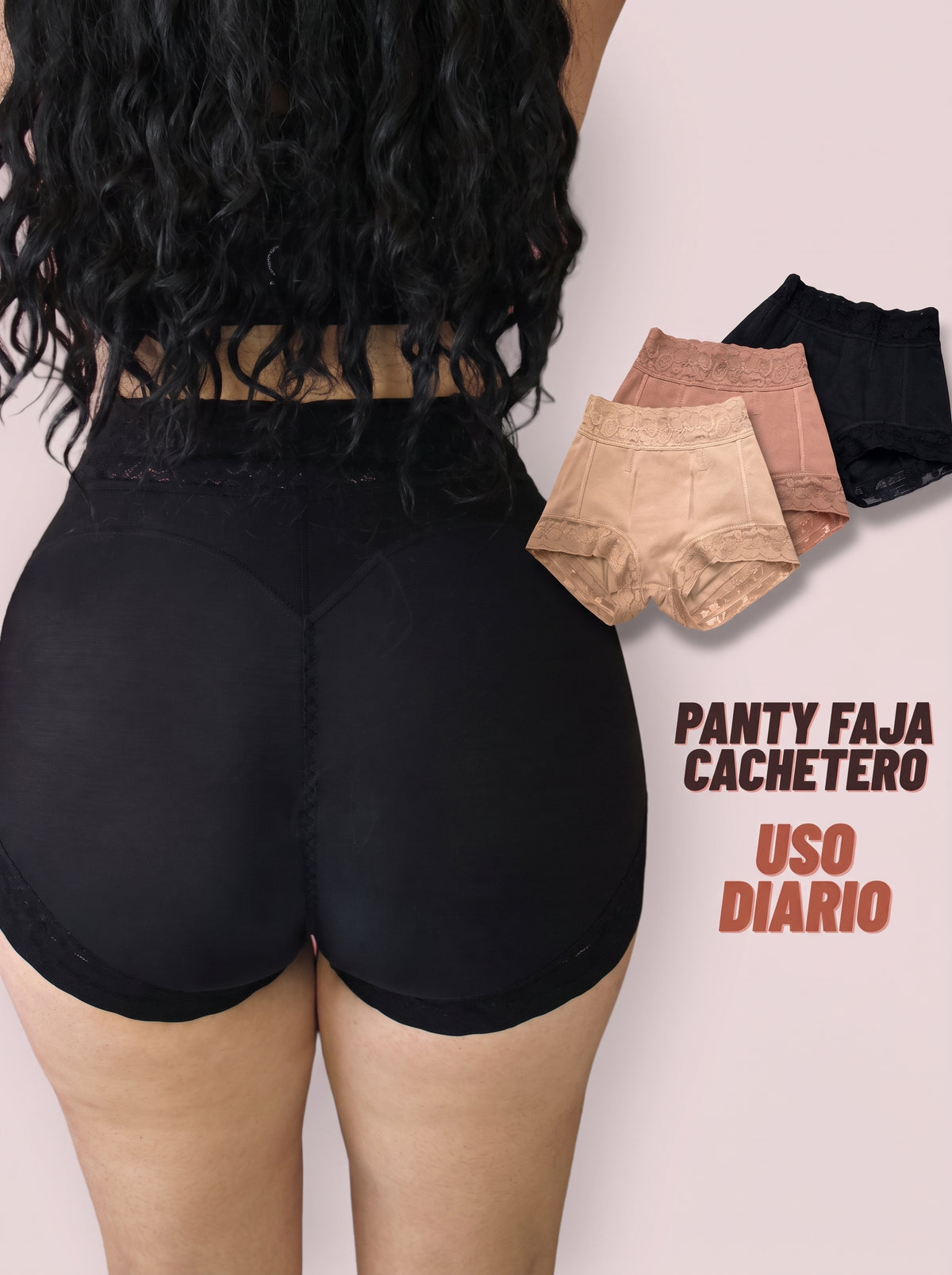 COMBO CINTURILLA + PANTY LEVANTA GLUTEO/ control abdominal y realce de glúteos