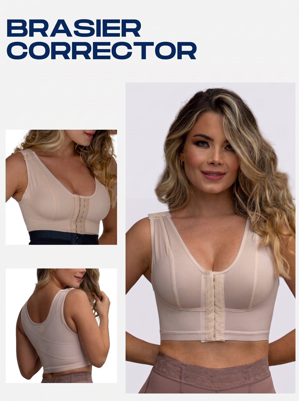 BRASIER CON REALCE/ soporte y ajuste de postura