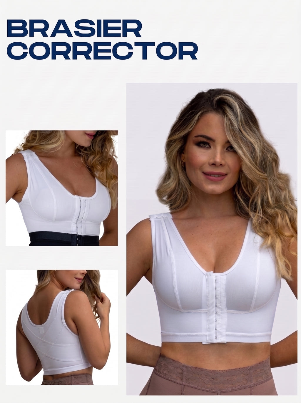 BRASIER CON REALCE/ soporte y ajuste de postura