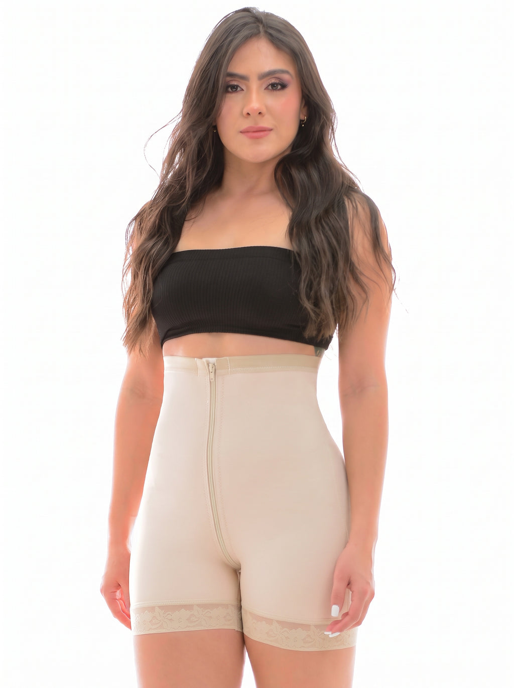 SHORT INVISIBLE CON CREMALLERA/control suave y ajuste discreto