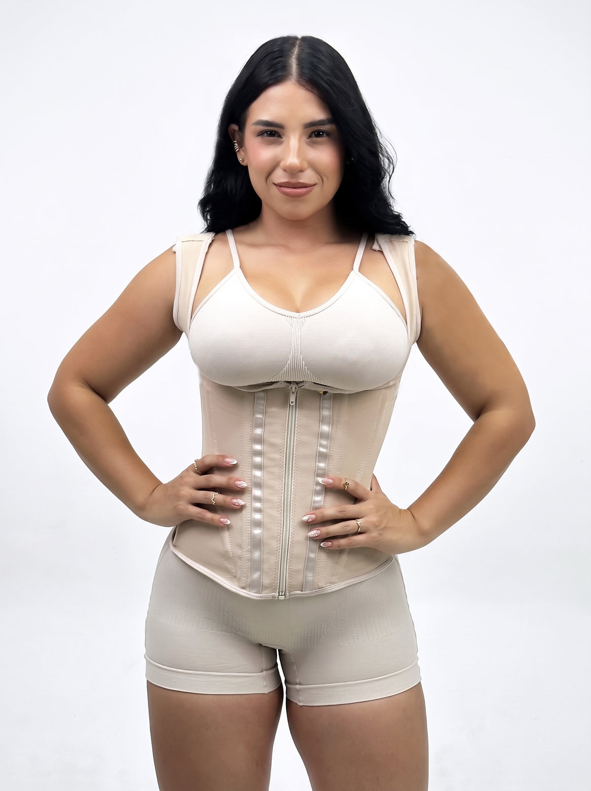 CHALECO CORSET 9 VARILLAS/ soporte y definición de cintura