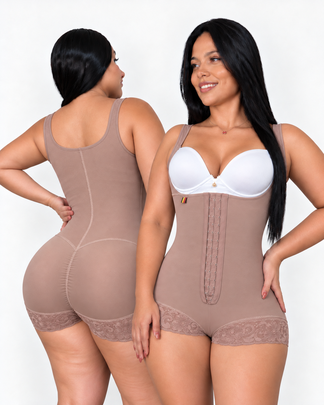 FAJA SEMI CACHETERA CON BROCHE / control y realce