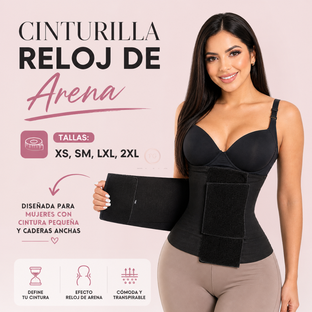 CINTURILLA ALTA COMPRESIÓN / Reloj de arena
